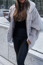 MARISA™ -  Plush Comfort Hooded Jacket