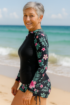 SereniSea Swimwear | UV Protection Rash Set – Sun-Safe Elegance, All-Day Ease