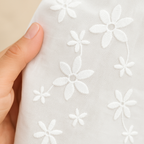 Rena Natural Cotton-Linen Top