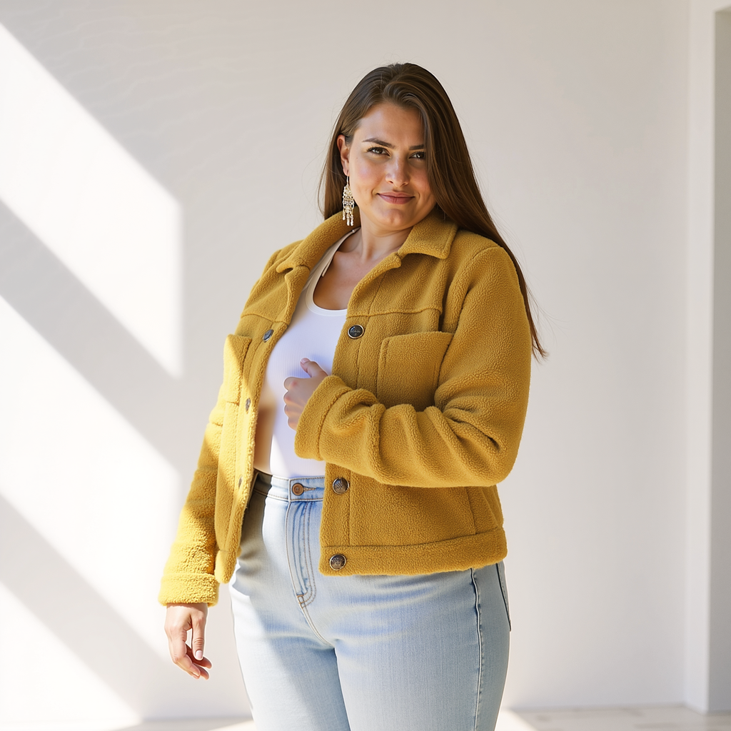 Celina | Fleece Herfstjas | 1+1 GRATIS