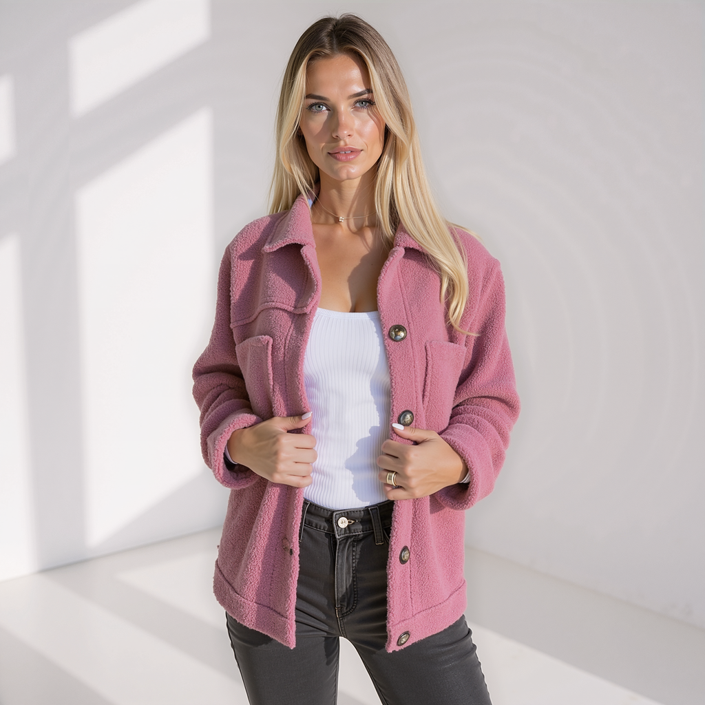 Celina | Fleece Herfstjas | 1+1 GRATIS