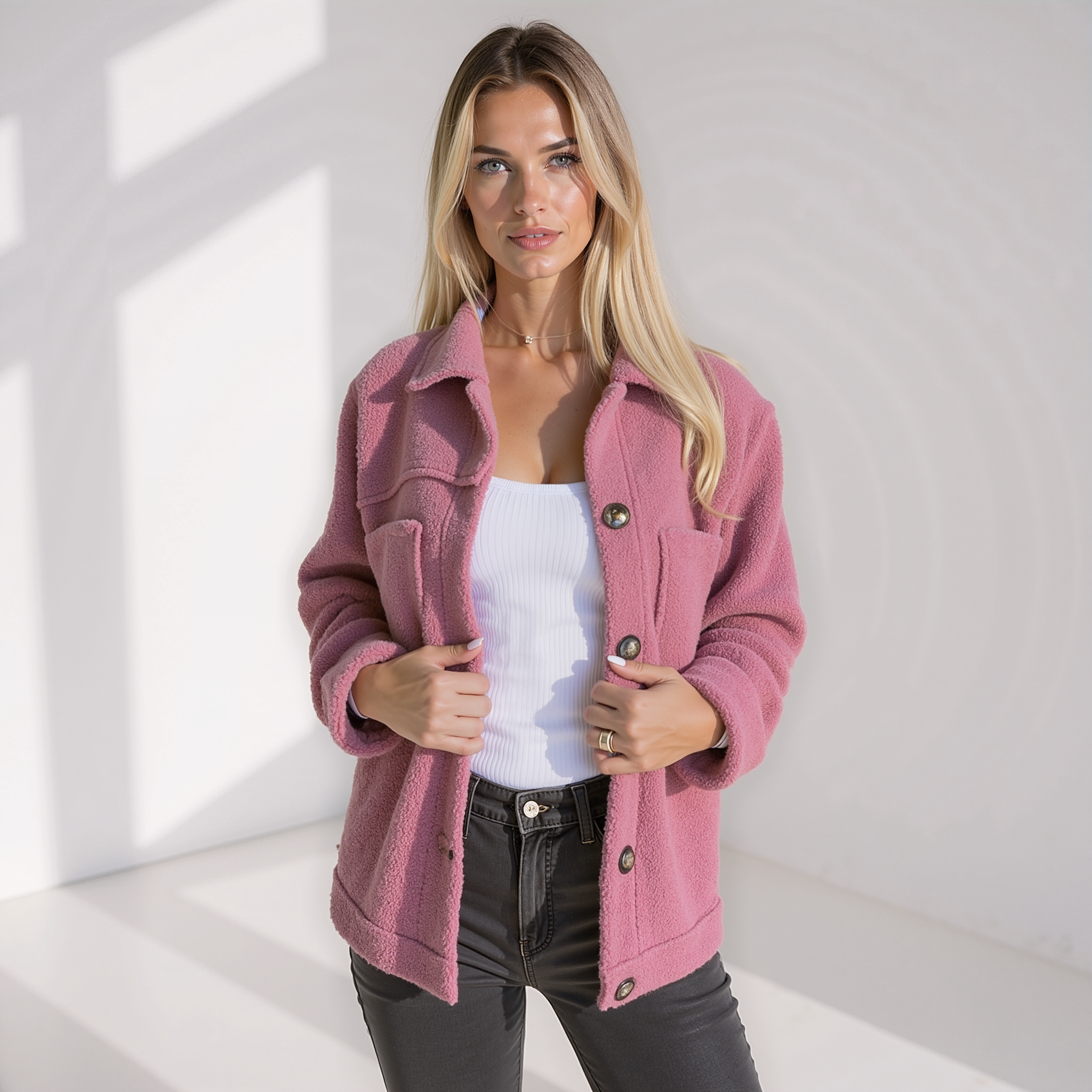Celina | Fleece Herfstjas | 1+1 GRATIS